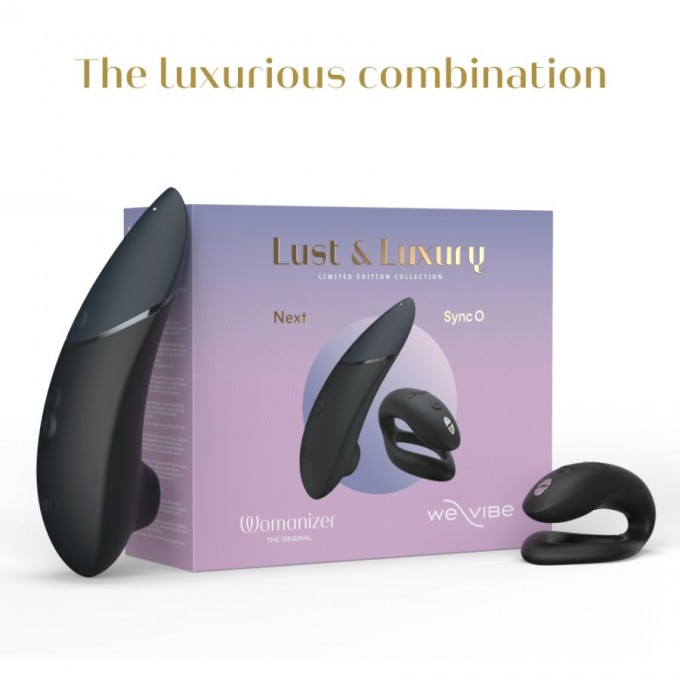 Набор WOMANIZER LUST AND LUXURY WOMANIZER NEXT AND WE-VIBE SYNC O LIMITED EDITION 2025 WZXY1SG9