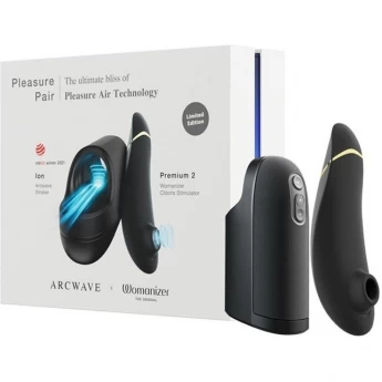 Набор для пар WOMANIZER PLEASURE PAIR черный